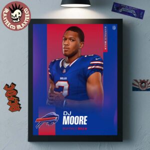 DJ Moore Welcome To The Buffalo Bills 2026 Home Decor Poster Canvas