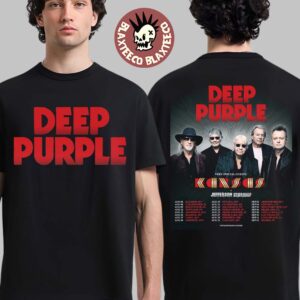 Deep Purple Summer North America Tour 2026 Schedule Dates Two Sided T-Shirt