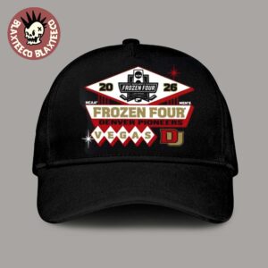 Denver Pioneers Men’s Hockey 2026 NCAA Frozen Four Vegas Logo Cap Hat Snapback