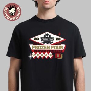 Denver Pioneers Men’s Hockey 2026 NCAA Frozen Four Vegas Logo T-Shirt