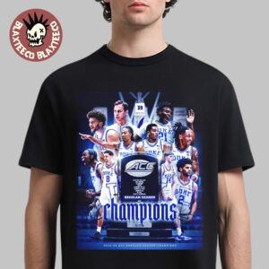 Duke Blue Devils Men’s Basketball 2025 2026 ACC Regular Season Champions T-Shirt