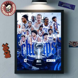 Duke Blue Devils Men’s Basketball 2026 ACC Tournament Champions Home Decor Poster Canvas