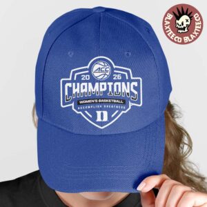 Duke Blue Devils Women’s Basketball Back To Back 2026 ACC Women’s Tournament Champions Locker Room Cap Hat Snapback
