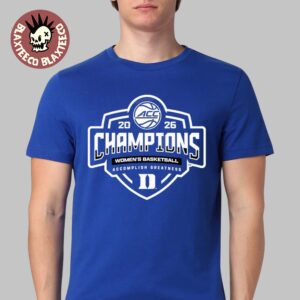 Duke Blue Devils Women’s Basketball Back To Back 2026 ACC Women’s Tournament Champions Locker Room T-Shirt