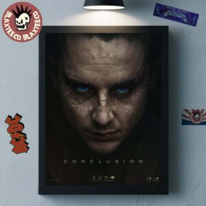 Dune 3 Timothée Chalamet Is Paul Atreides Character Poster The Epic Conclusion Home Decor Poster Canvas
