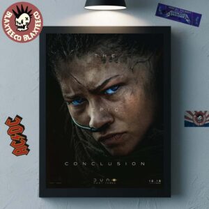 Dune 3 Zendaya Is Chani Character Poster The Epic Conclusion Home Decor Poster Canvas