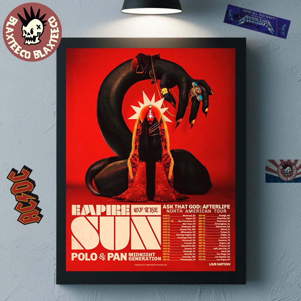 Empire Of The Sun Ask That God Afterlife North American Tour 2026 Schedule Dates Home Decor Poster Canvas Empire Of The Sun Ask That God Afterlife North American Tour 2026 Schedule Dates Home Decor Poster Canvas