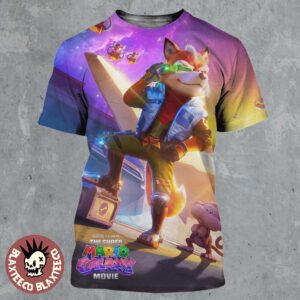 Fox McCloud Joins The Super Mario Galaxy Movie Character Poster All Over Print Shirt