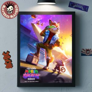 Fox McCloud Joins The Super Mario Galaxy Movie Character Poster Canvas For Home Decor
