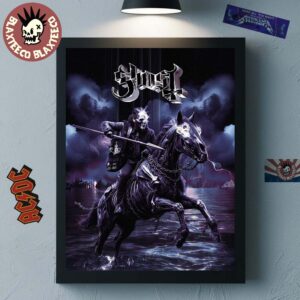 Ghost Papa V Perpetua Skeletour 2026 The Horsemen Art Home Decor Poster Canvas