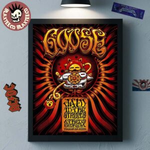 Goose Jam In The Streets Festival 2026 Gig Poster In Athens Georgia On March 28 2026 Home Decor Poster Canvas