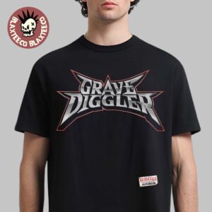 Grave Diggler Ice Nine Kills 1980 Inspired Glam Metal Band Logo T-Shirt