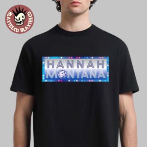 Hannah Montana 20 Years Anniversary Disco Lights Billboard Logo T-Shirt