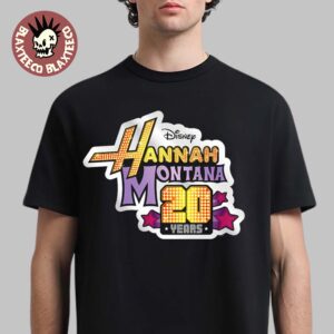 Hannah Montana 20 Years Anniversary Official Logo T-Shirt