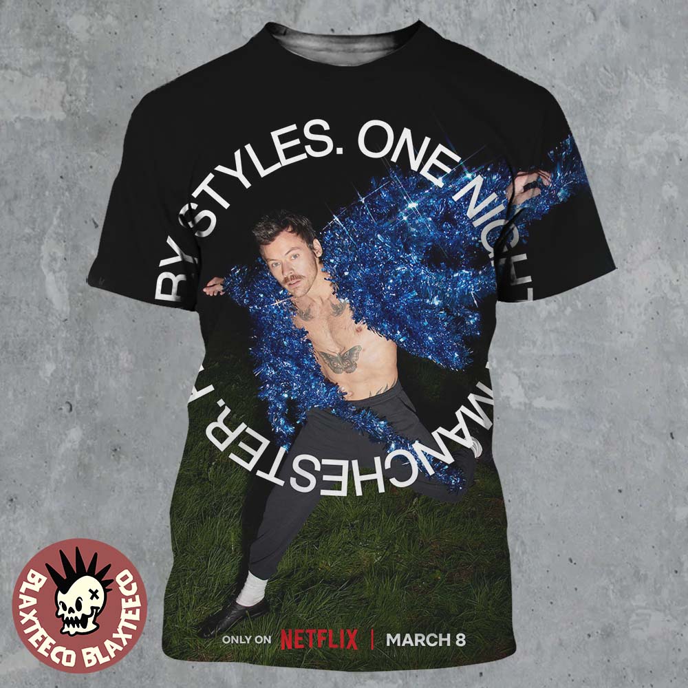 Harry Styles One Night In Manchester Only On Netflix On March 8 2026 All Over Print Shirt Harry Styles One Night In Manchester Only On Netflix On March 8 2026 All Over Print Shirt