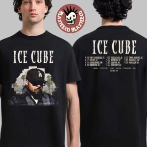 Ice Cube 4 Decades of Attitude Tour 2026 North America Schedule Dates Two Sided T-Shirt