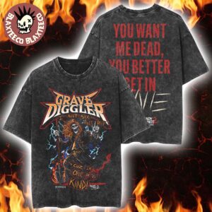 Ice Nine Kills Grave Diggler X Ready Or Not 2 Here I Come Merch Get In Line Retro Washed Tee