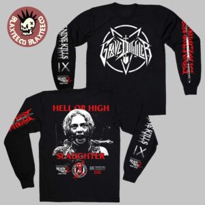 Ice Nine Kills Grave Diggler X Ready Or Not 2 Here I Come Merch Hell Or High Slaughter Long Sleeve