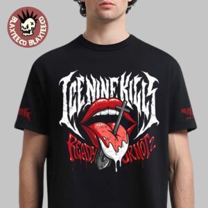 Ice Nine Kills Grave Diggler X Ready Or Not 2 Here I Come Merch Tongue Shovel T-Shirt