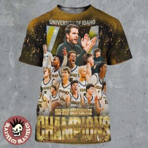Idaho Vandals Men’s Basketball 2026 Big Sky Conference Champions All Over Print Shirt