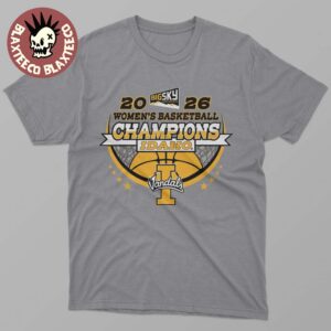 Idaho Vandals Women’s Basketball 2026 Big Sky Conference Champions Locker Room T-Shirt