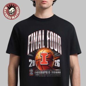 Illinois Fighting Illini Men’s Basketball 2026 NCAA D1 Tournament Final Four Indiana T-Shirt