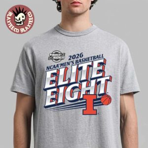 Illinois Fighting Illini Men’s Basketball 2026 NCAA March Madness Elite 8 T-Shirt