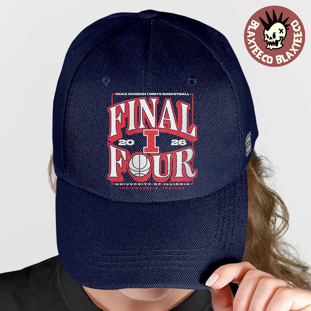 Illinois Fighting Illini Men's Basketball 2026 NCAA Tournament Final Four Indiana Bound Cap Hat Snapback Illinois Fighting Illini Men's Basketball 2026 NCAA Tournament Final Four Indiana Bound Cap Hat Snapback