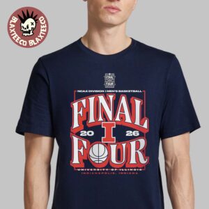 Illinois Fighting Illini Men’s Basketball 2026 NCAA Tournament Final Four Indiana Bound T-Shirt
