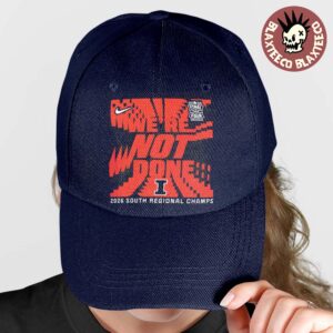 Illinois Fighting Illini X Nike 2026 Men’s Basketball NCAA Tournament Final Four We Are Not Done South Regional Champions Hat