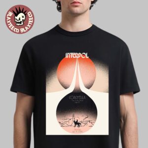 Interpol Coachella Night 2 Event Poster On April 18 2026 T-Shirt