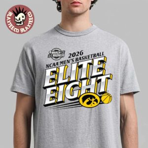 Iowa Hawkeyes Men’s Basketball 2026 NCAA March Madness Elite 8 T-Shirt