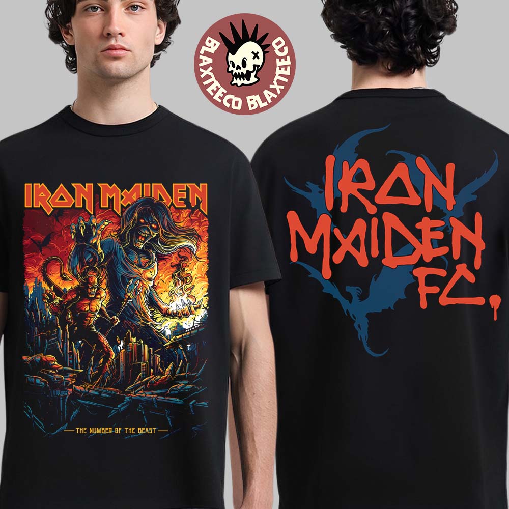 Iron Maiden The Number Of The Beast IR FC Exclusive T-Shirt Iron Maiden The Number Of The Beast IR FC Exclusive T-Shirt