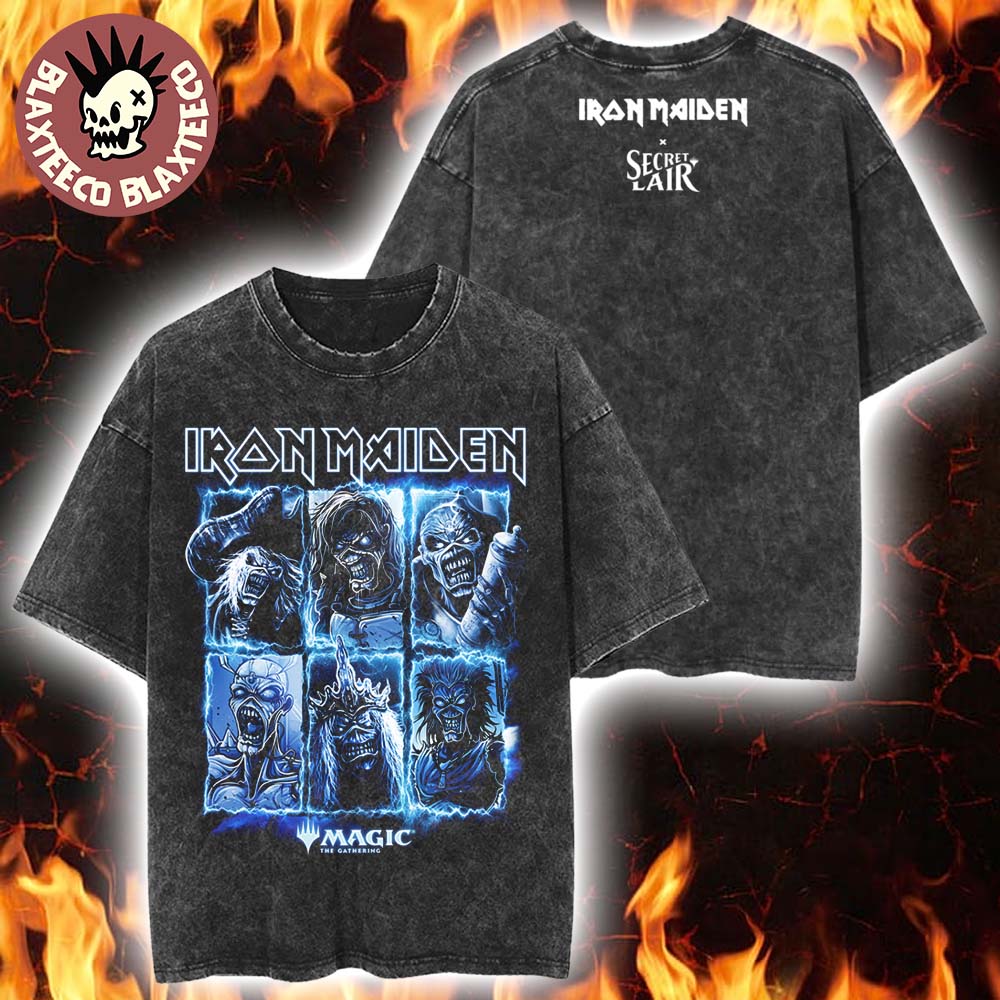 Iron Maiden X Secret Lair Eddie Unchained Magic The Gathering Vintage Washed Tee Iron Maiden X Secret Lair Eddie Unchained Magic The Gathering Vintage Washed Tee