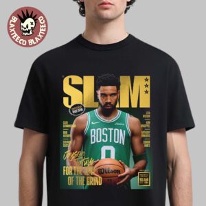 Jason Tatum Boston Celtics On The Cover Of SLAM 261 For The Love Of The Grind Gold Medal Edition T-Shirt