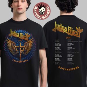 Judas Priest Faithkeepers 2026 Europe Tour Schedule Dates T-Shirt