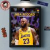Congrats Lebron James NBA All Time Field Goal Leader Home Decor Poster Canvas