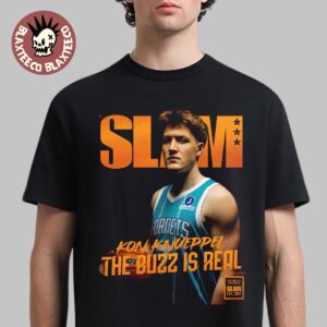 Kon Knueppel Charlotte Hornets SLAM 261 Cover The Buzz Is Real Orange Metal Editions T-Shirt