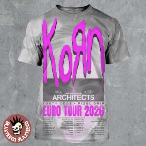 Korn Europe And UK Tour 2026 Schedule Dates All Over Print Shirt