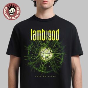 Lamb Of God Into Oblivion 10th Studio Album Cover Art Merch Burst T-Shirt