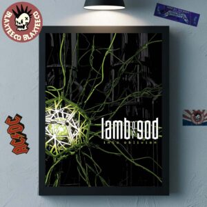 Lamb Of God Into Oblivion 10th Studio Album Cover Art Poster Canvas