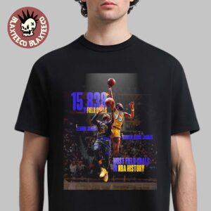 Lebron James Los Angeles Lakers Passed Kareem Abdul-Jabbar Most Field Goals In NBA History T-Shirt