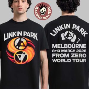 Linkin Park From Zero World Tour 2026 Melbourne Event Exclusive Tee On 8 And 10 March 2026 Two Sided T-Shirt