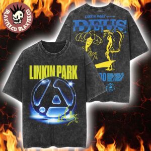 Linkin Park X Deus Ex Machina Pop Up In Melbourne Australia 2026 Merch Tee On March March 7-10 Logo Vintage Mineral Wash Tee