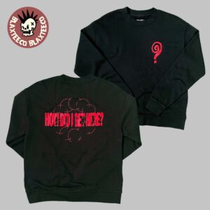 Louis Tomlinson How Did We Get Here Album Merch Black Crewneck Sweatshirt