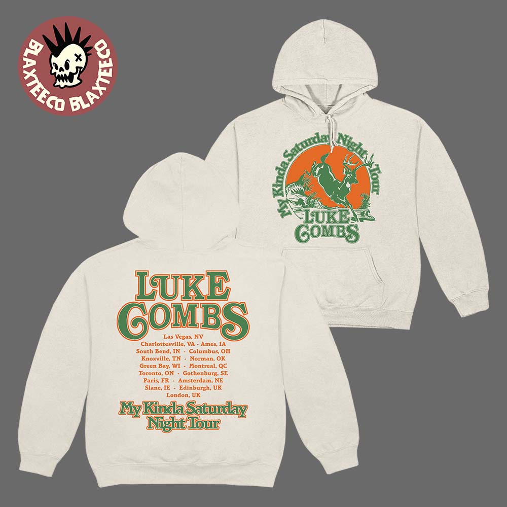 Luke Combs My Kinda Saturday Night Tour 2026 Merch Deer Tour Hoodie Luke Combs My Kinda Saturday Night Tour 2026 Merch Deer Tour Hoodie