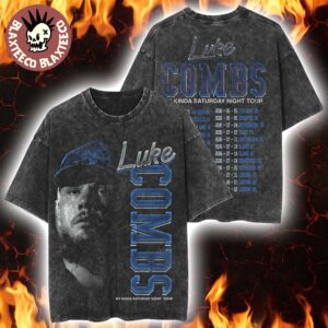 Luke Combs My Kinda Saturday Night Tour 2026 Merch Vintage Photo Tour Mineral Washed Tee