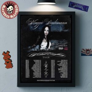 Maggie Lindemann I Feel Everything Tour 2026 Schedule Dates Home Decor Poster Canvas