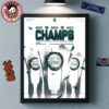 Back To Back To Back Michigan State Spartans Ice Hockey 2026 B1G Men’s Hockey Regular Season Champs Decor Poster Canvas