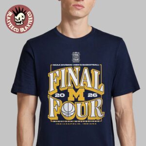 Michigan Wolverines Men’s Basketball 2026 NCAA Tournament Final Four Indiana Bound T-Shirt